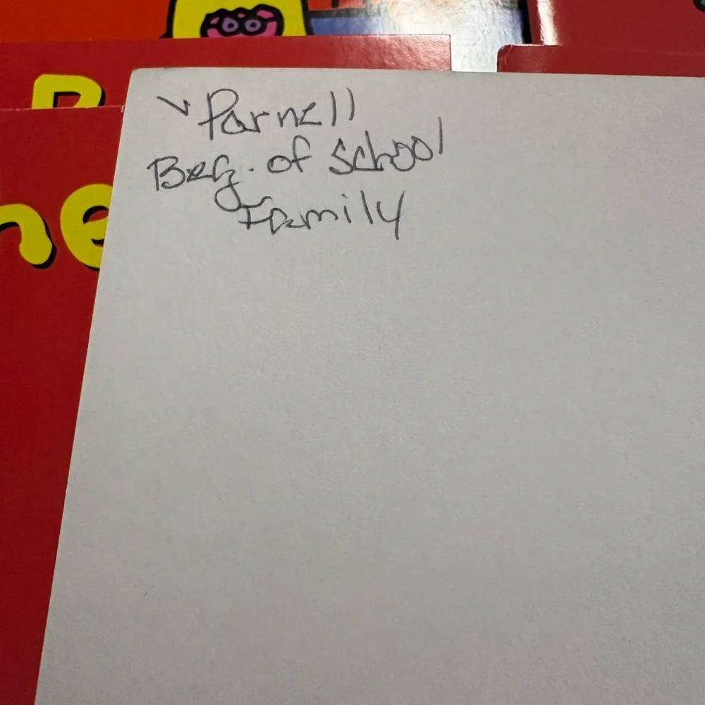 Scholastic Vibrant Red Family Book